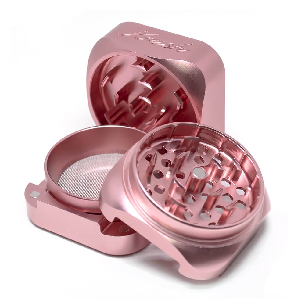Krush Kube 3.0 Aluminio Grinder 3 piezas - 55 mm