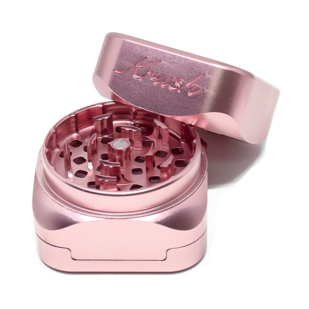 Krush Kube 3.0 Aluminio Grinder 3 piezas - 55 mm