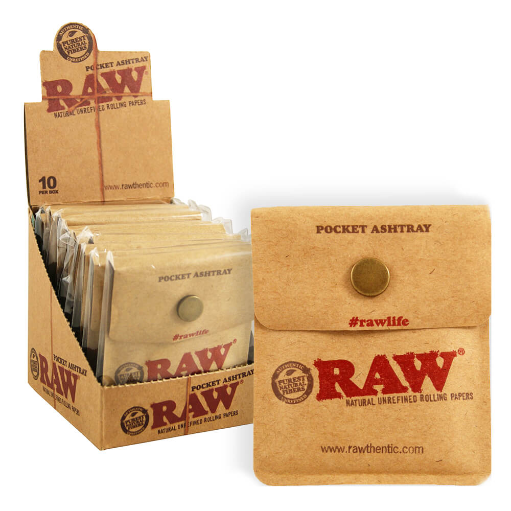 Cenicero portátil de bolsillo RAW (10 unidades/expositor)
