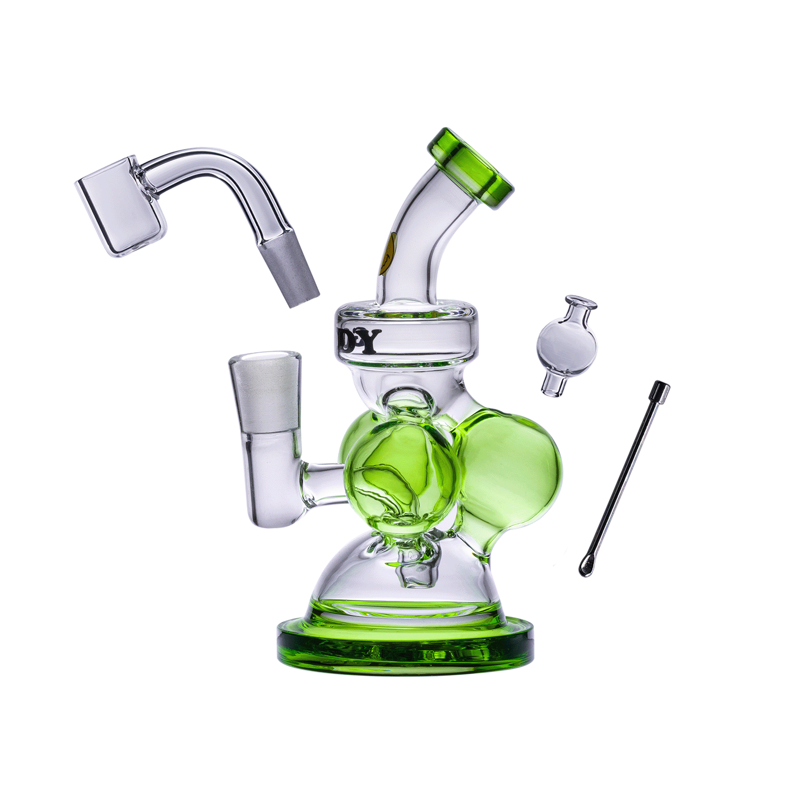 Goody Glass Atom Mini Dab Rig 4Piece Kit