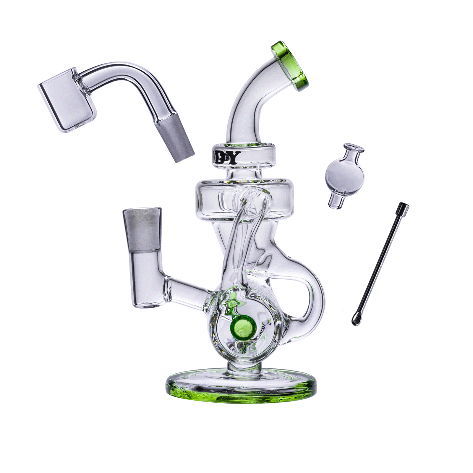 Goody Glass Drummer Boy Mini Dab Rig 4Piece Kit