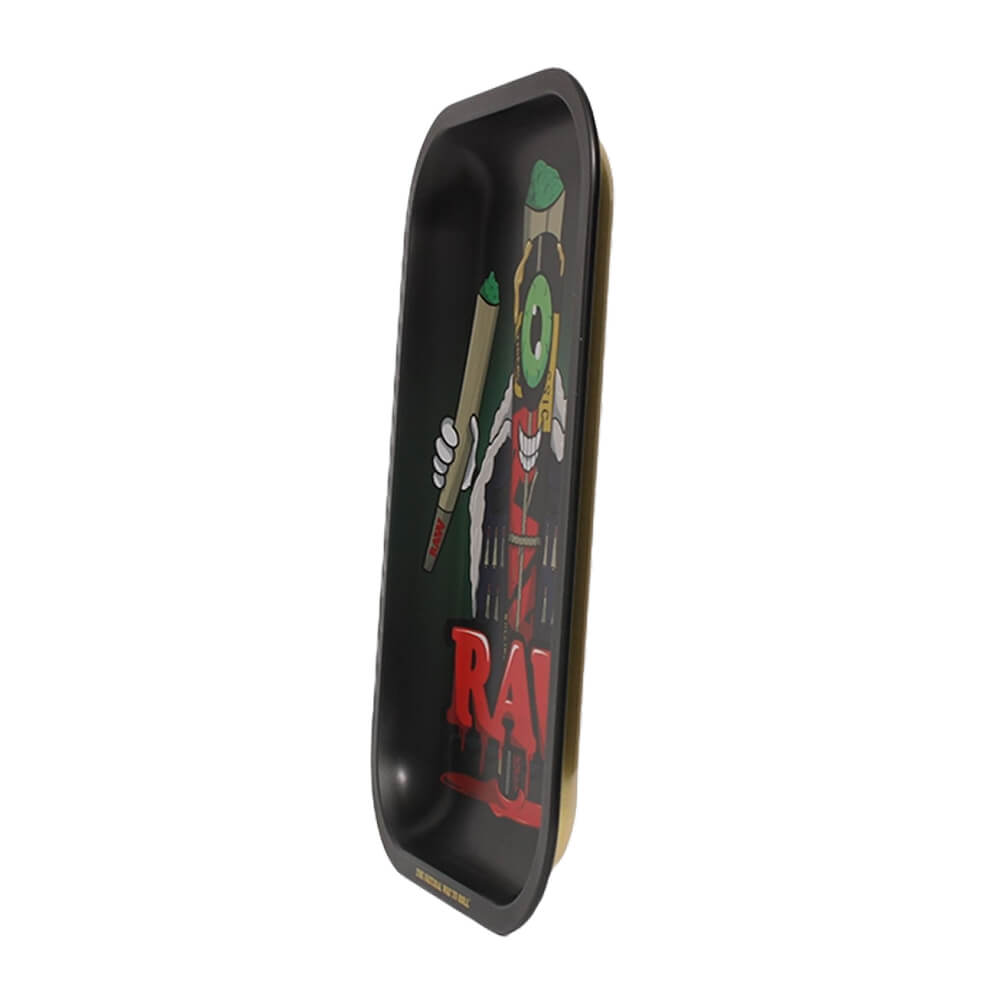 Bandeja de metal para liar RAW Cono Monster mediano 17,5 x 27,5 cm