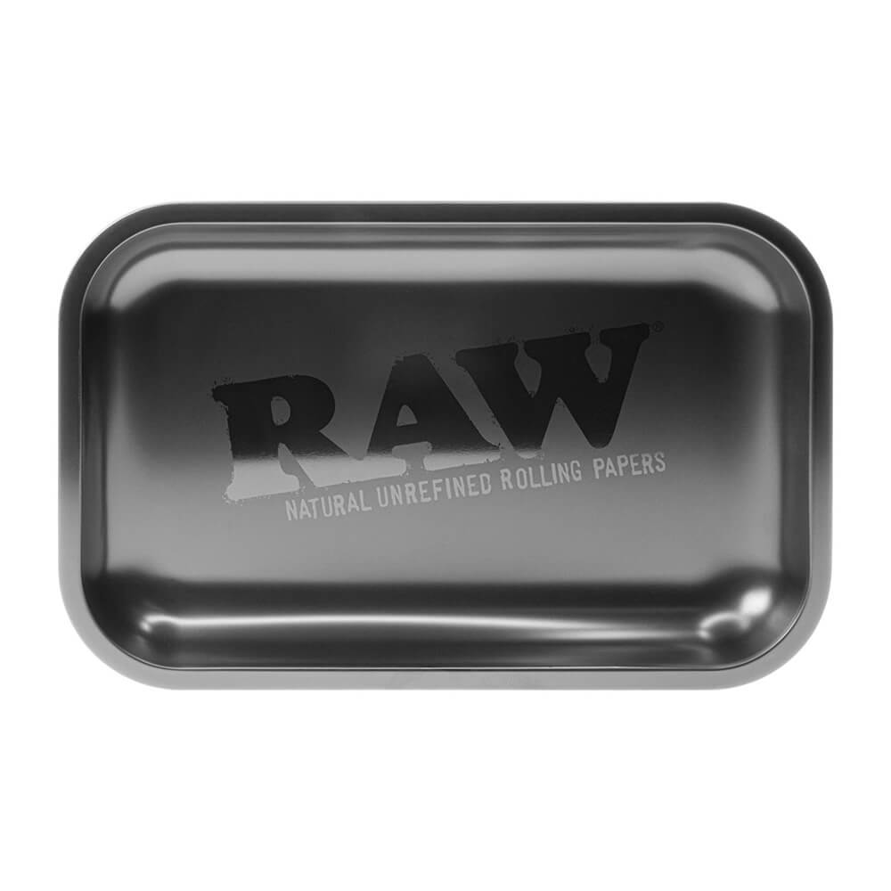 Bandeja de liar metálica mediana RAW All Black
