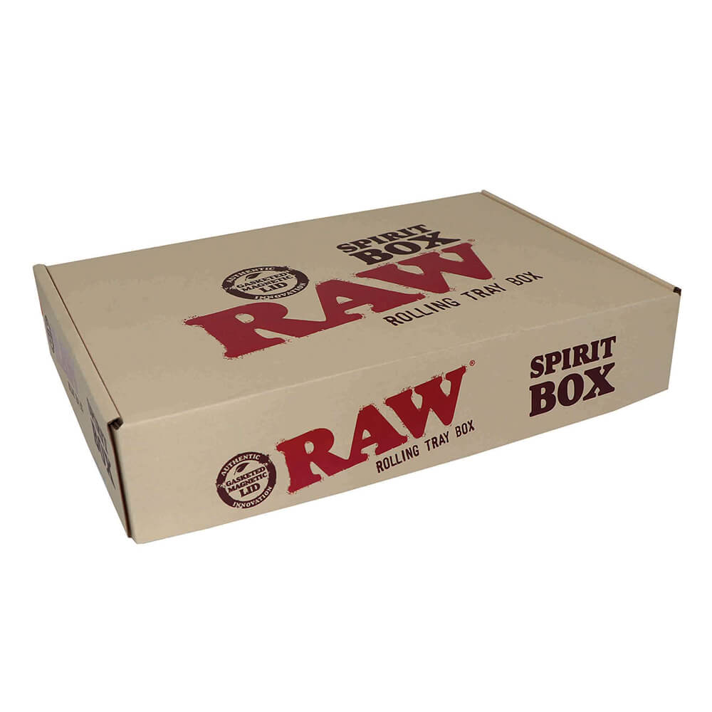 Bandeja magnética de madera para liar con aroma a alcohol RAW Spirit Box